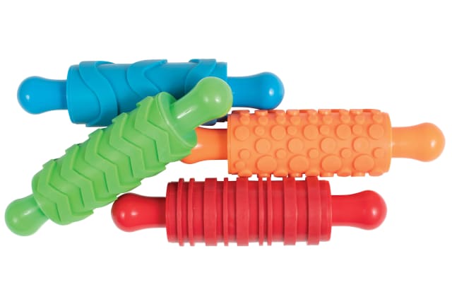 Paint and Dough Texture Rollers - Set of 4