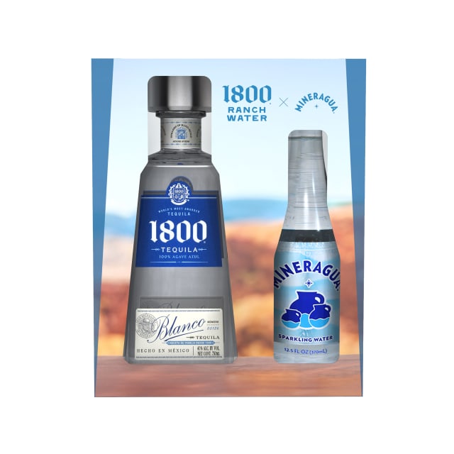 1800 Tequila Silver W/mineral Water 6B 750ML