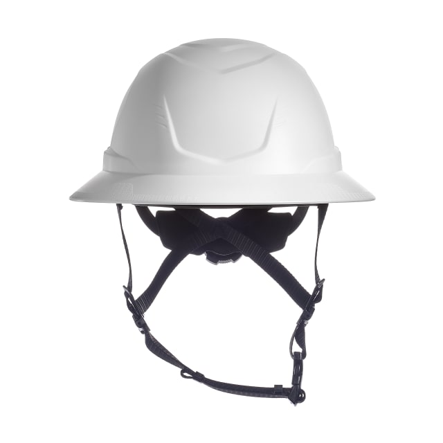 V-Gard H2® Full Brim Safety Helmet, Non-Vented, White