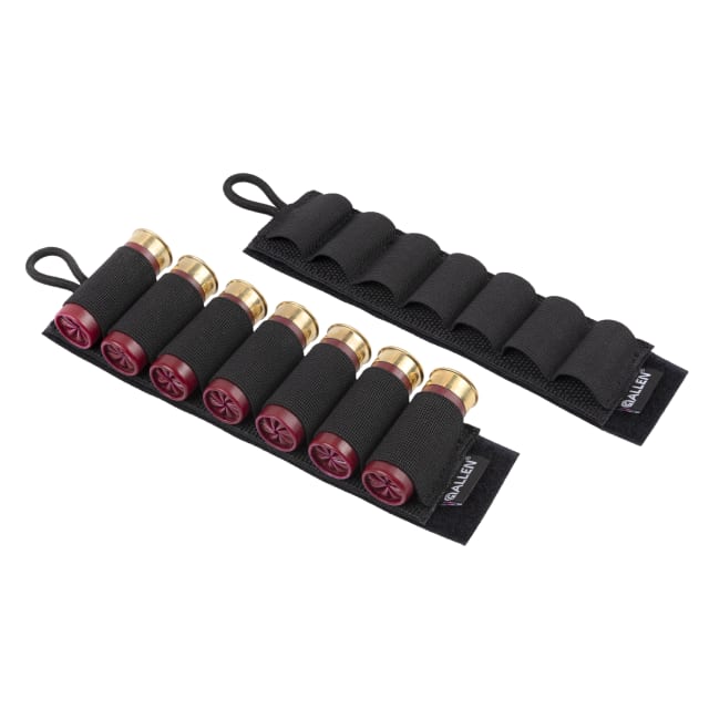 Allen Company 12-Gauge Ammo Card, Holds 7-Rounds, Black