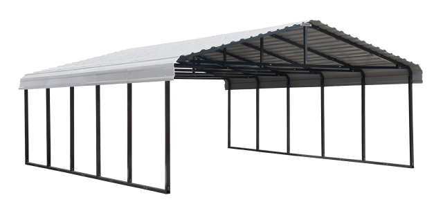 Arrow Galvanized Steel Carport, 20x24x7