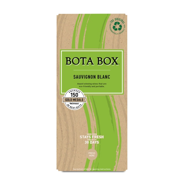 Bota Box Sauvignon Blanc White Wine, 3L (Equals 4 x 750mL Glass Bottles), 12.5% ABV