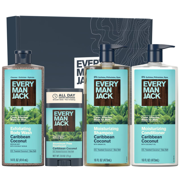 Every Man Jack Caribbean Coconut Bath and Body Gift Set - 1 Count