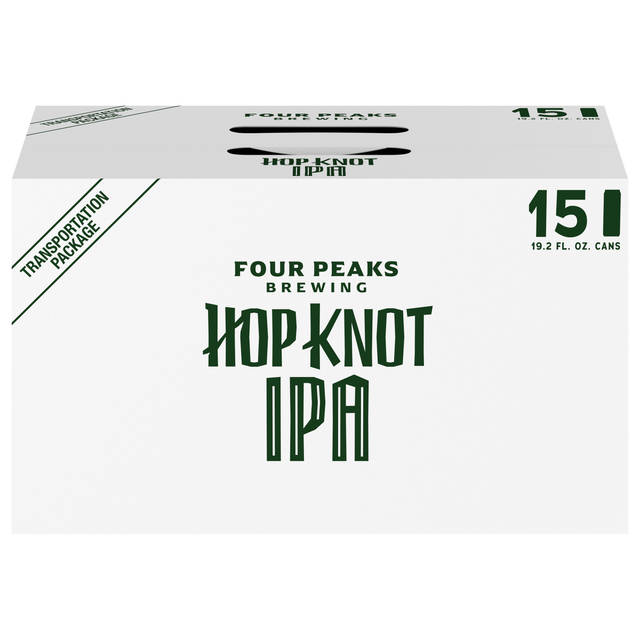 Four Peaks Hop Knot IPA 15x19.2 oz Can Suitcase CARRIER Transpack