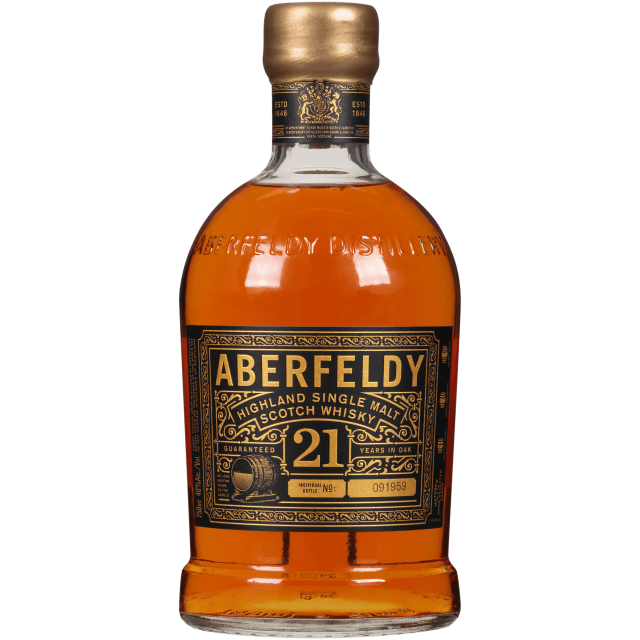 Aberfeldy 21 Year Old Single Malt Scotch Whisky 40% 750mL