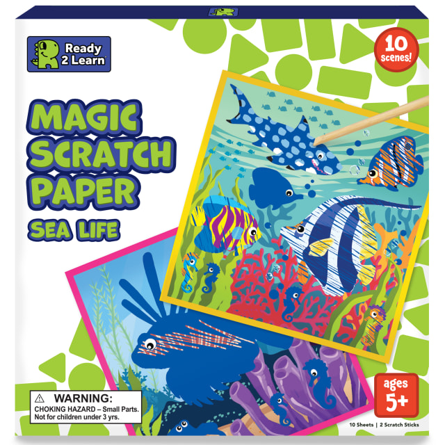 Magic Scratch Paper - Sea Life