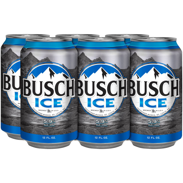 Busch Ice® Beer, 6 Pack 12 fl. oz. Cans