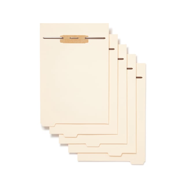 Folder Dividers with Fasteners, Bottom Tab