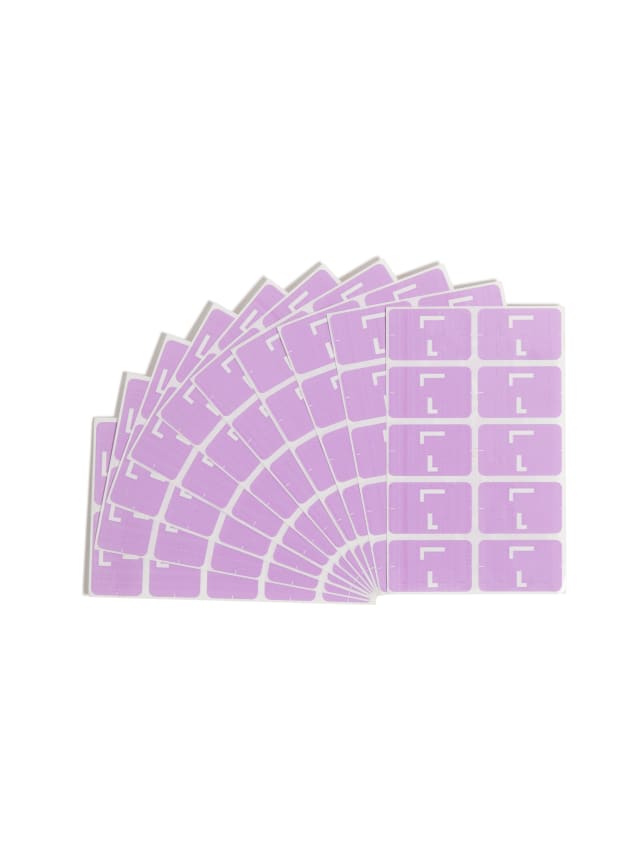 AlphaZ® ACCS Color Coded Alphabetic Labels - Sheets