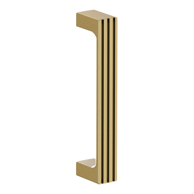 2564 Tremont Door Pull, 7" CTC, In Heirloom Brass