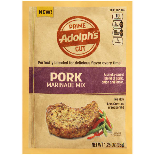 Adolph's Prime Cut Pork Marinade Mix, 1.25 oz