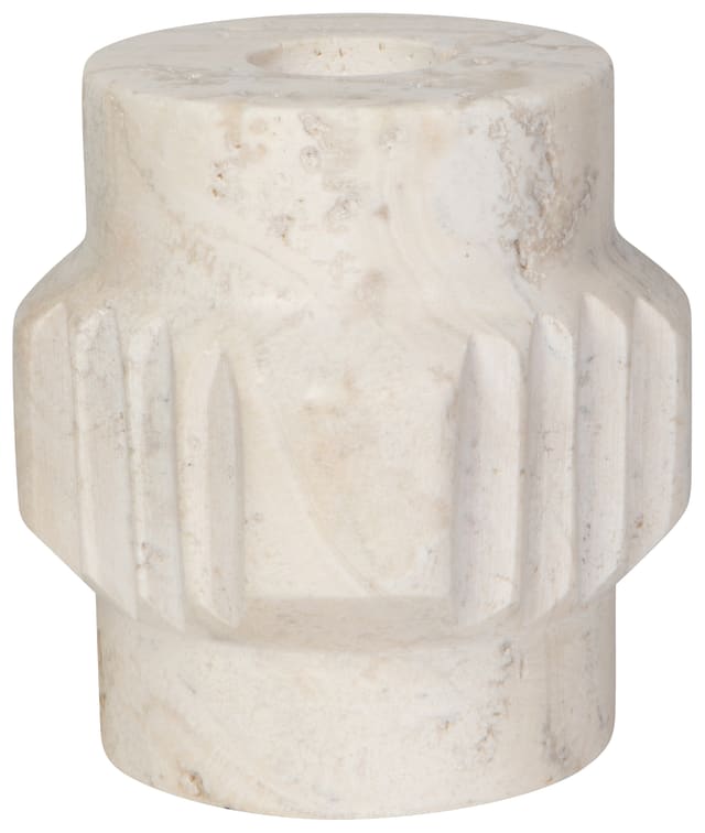 Altis Travertine Candle Holder Short