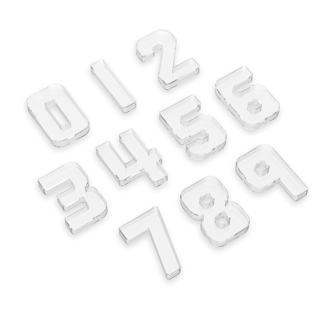 Loose Parts Number Trays