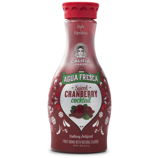 Seasonal Agua Fresca Cranberry Cocktail