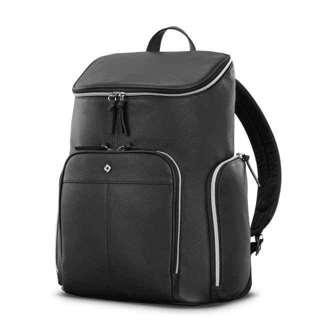 Mobile Sol 2 Leather Deluxe Backpack - Black