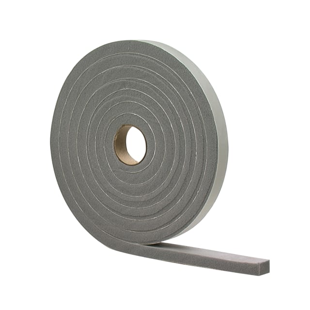 02238 - 1/8 in. x 1/4 in. x 17 ft. Gray Foam Window Seal for Ex-Small Gaps