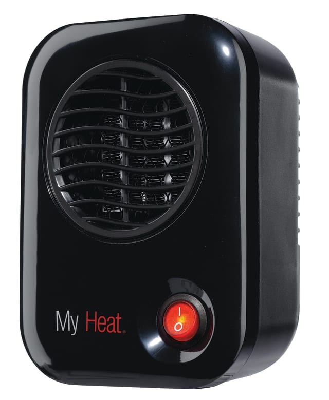 Lasko MyHeat™ 6" 200-Watt Personal Ceramic Tabletop Space Heater, Black