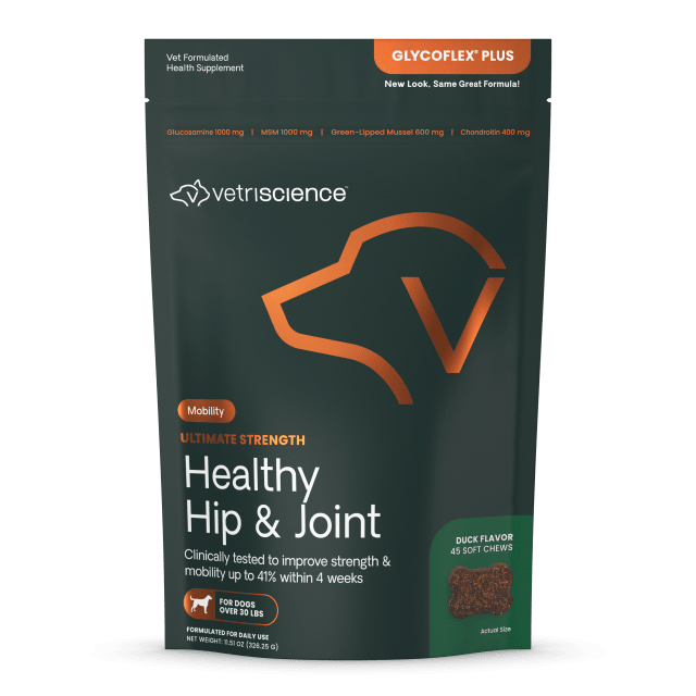 VS ULT STR Healthy Hip and Joint Chews, Duck, 45ct