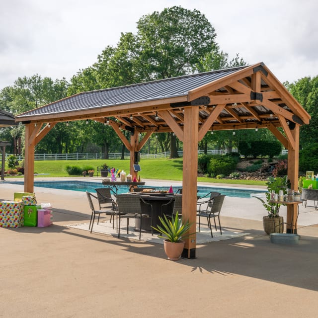 4.9m X 3.7m Norwood Gazebo