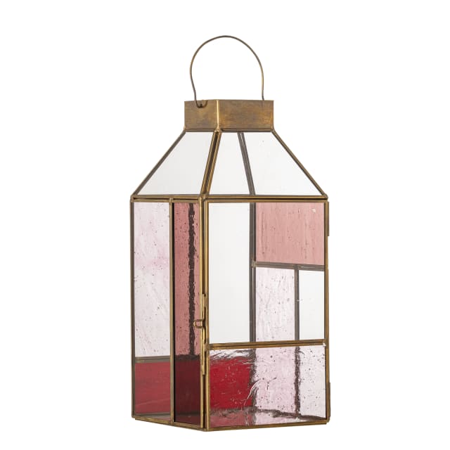 82072736 - Drew Lantern, Rose, Glass STOCK: 144