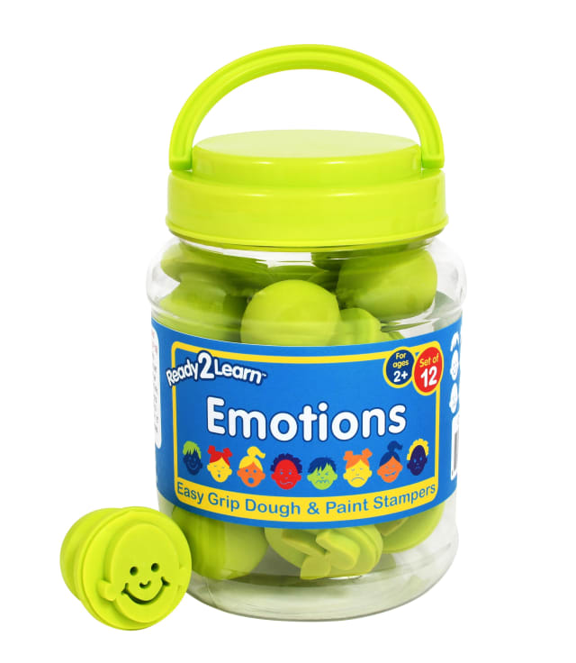 Easy Grip Dough and Paint Stampers - Emotions - Set of 12