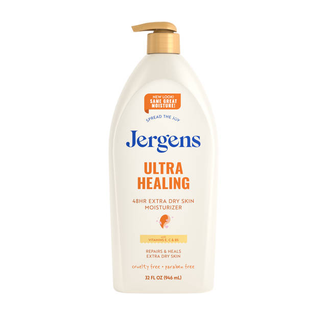 Jergens Ultra Healing Body Lotion, Moisturizer for Dry Skin, 32 fl oz