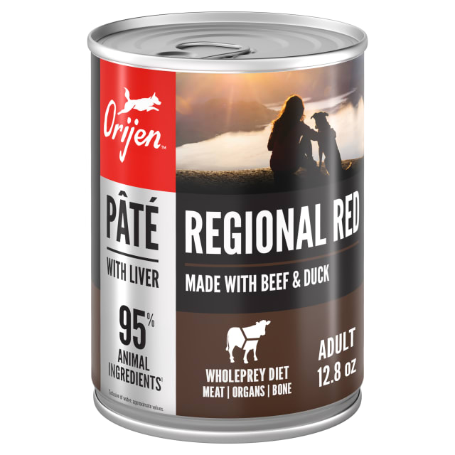 ORIJEN Pate Wet Dog Food Regional Red Recipe with Liver