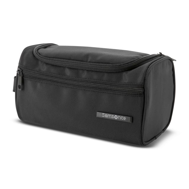 Companion Bags Unisex Top Zip Travel Kit - Black