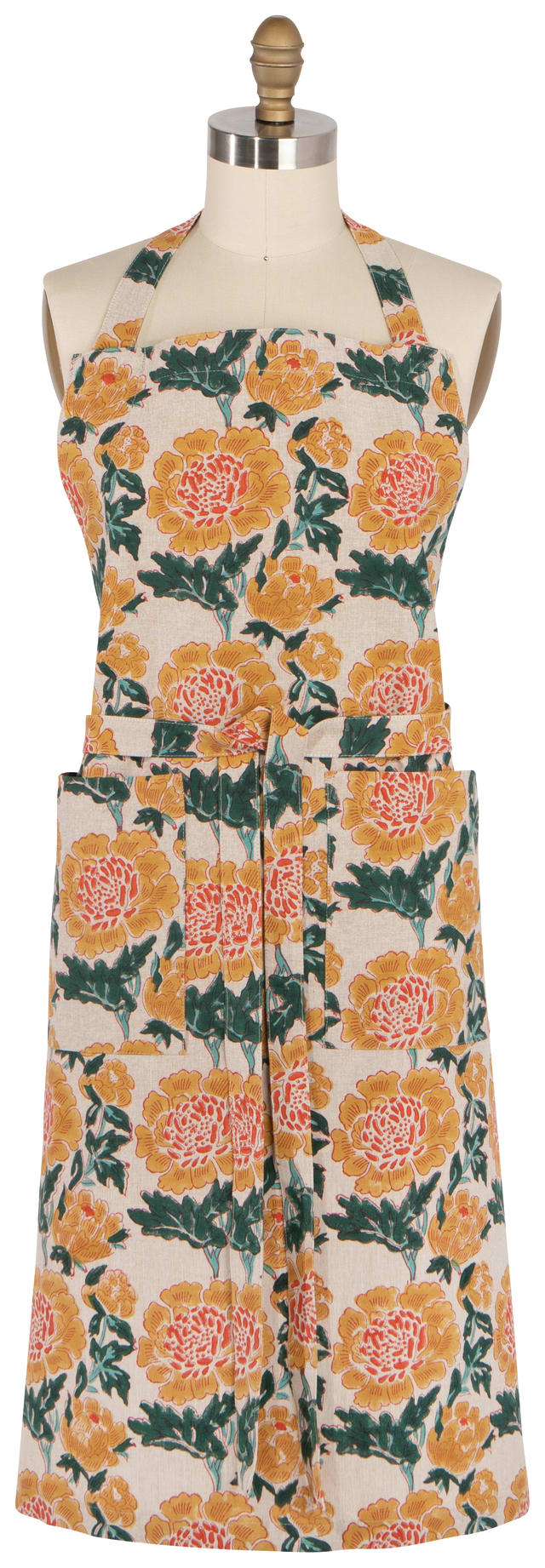 Goldenrise Block Print Apron