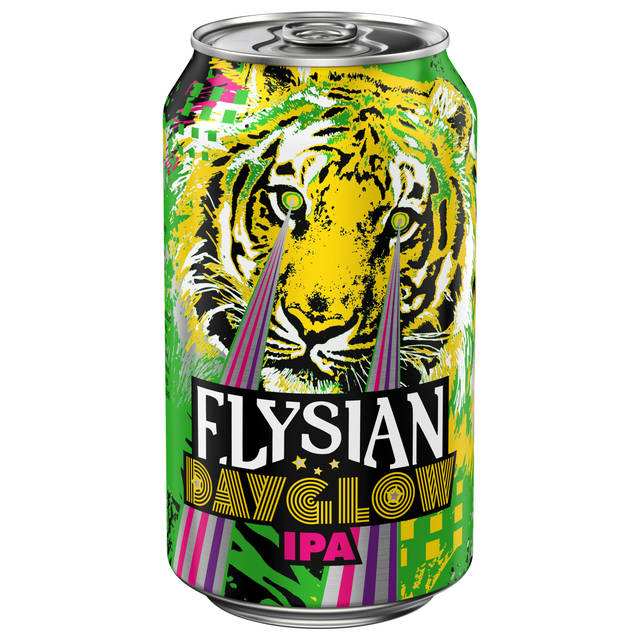 Elysian Day Glow 12 oz Single CAN 7_4ABV - Plain Aluminum - Standard Gloss - Craft Direct