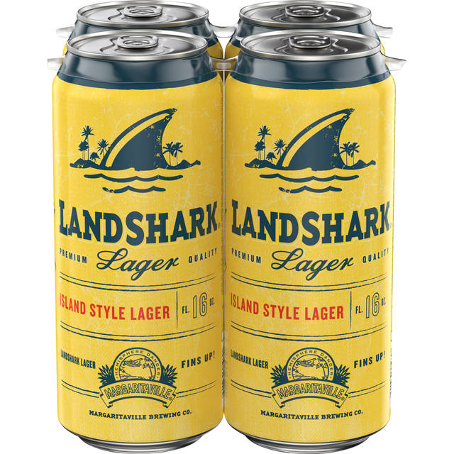 Landshark Island Style Lager, 16 fl. oz. Cans, 4.6% ABV