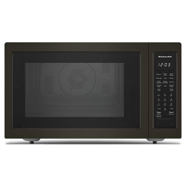 KitchenAid 1.5 Cu. Ft. Countertop Microwave - Black Stainless Steel with PrintShield™ Finish (KMCC5015GBS)