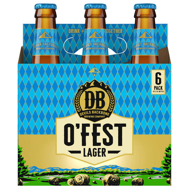 Devils Backbone Brewing Company O'Fest Lager Beer 6 - 12 fl oz Bottles