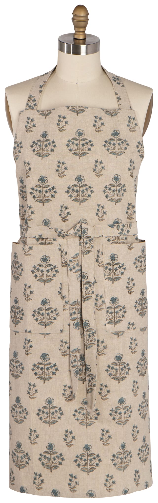 Salvia Block Print Apron