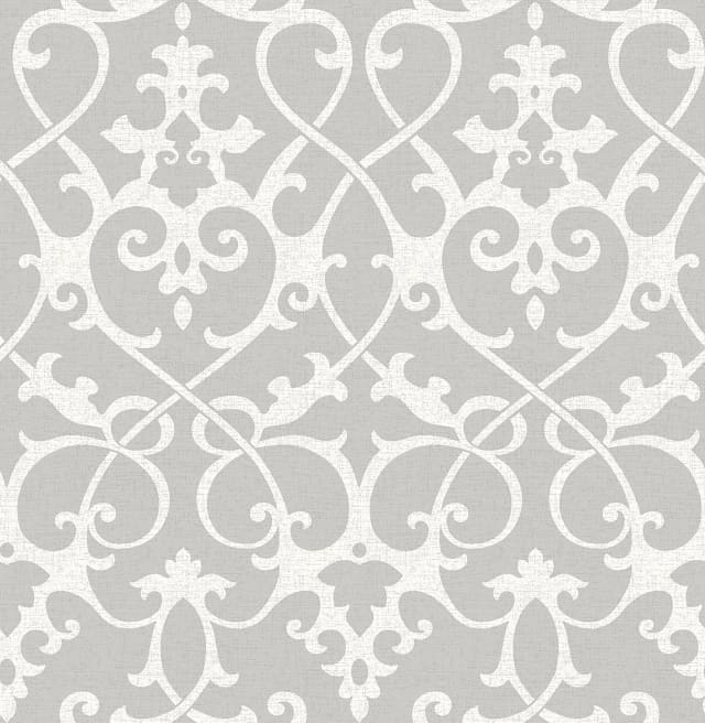 Axiom Grey Ironwork Wallpaper