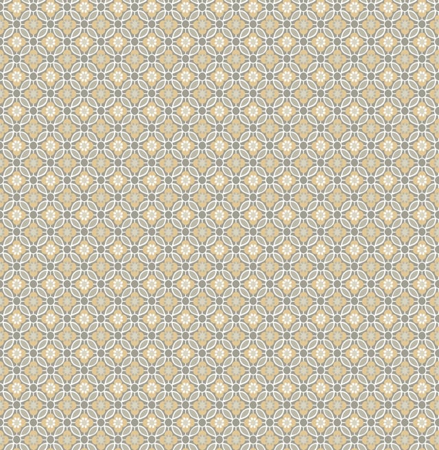 Audra Mustard Floral Wallpaper