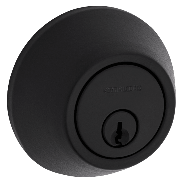 SD9100 Deadbolt Single Cylinder Deadbolt in Matte Black