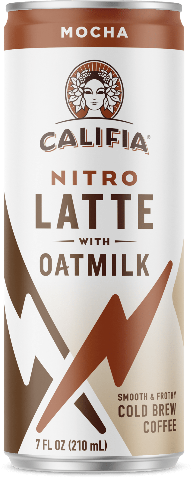 Mocha Nitro Draft Latte Cold Brew Coffee with Oat Milk