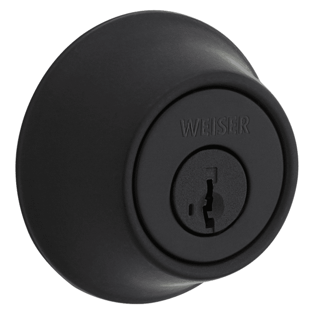 9471 Single Cylinder Deadbolt featuring SmartKey Security™ in Matte Black