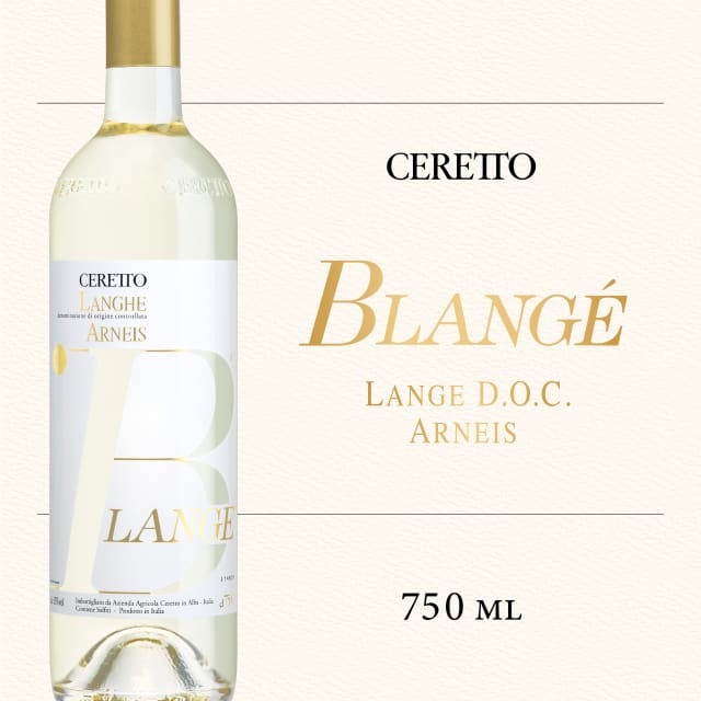 Ceretto 2023 Blangé Arneis White Wine, 750mL Wine Bottle