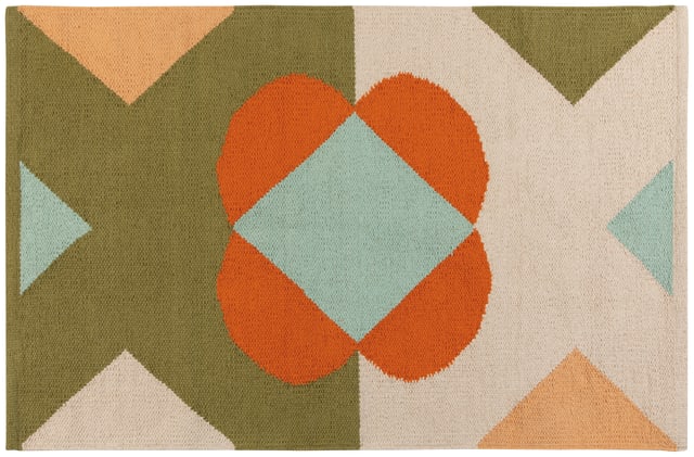 Disco Woven Cotton Formation Rug 2 x 3 ft