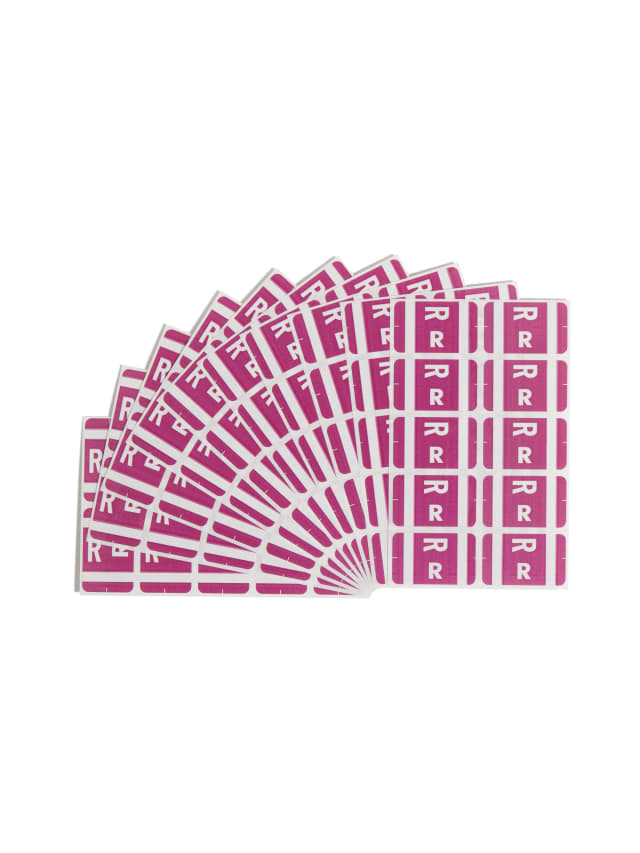 AlphaZ® ACCS Color Coded Alphabetic Labels - Sheets