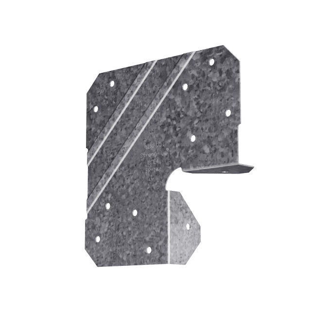 Simpson Strong-Tie LCE4 LCE Galvanized End Post Cap for 4x (Pack of 2400)