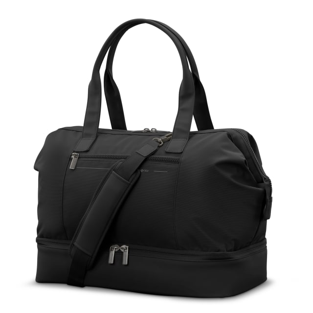 Companion Bags Drop Bottom Weekender - Black