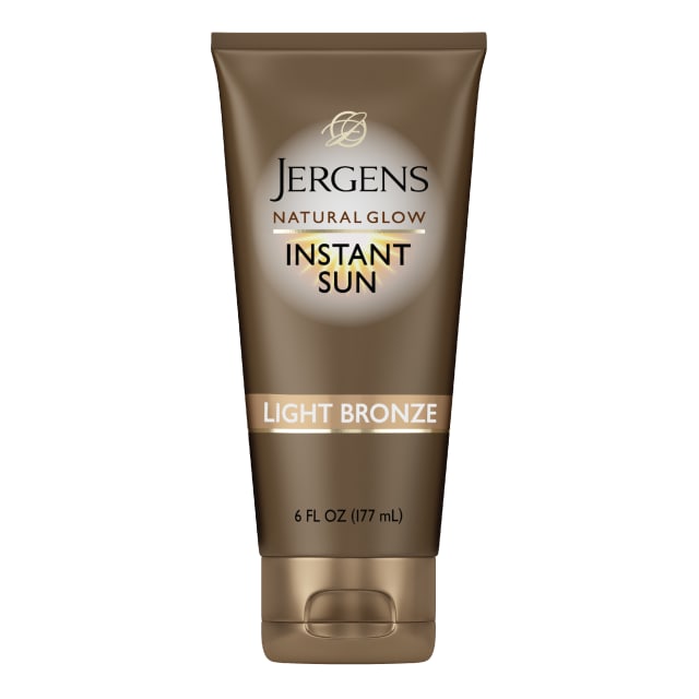 Jergens Natural Glow Instant Tanning Moisturizer, Light Bronze, 6 fl oz