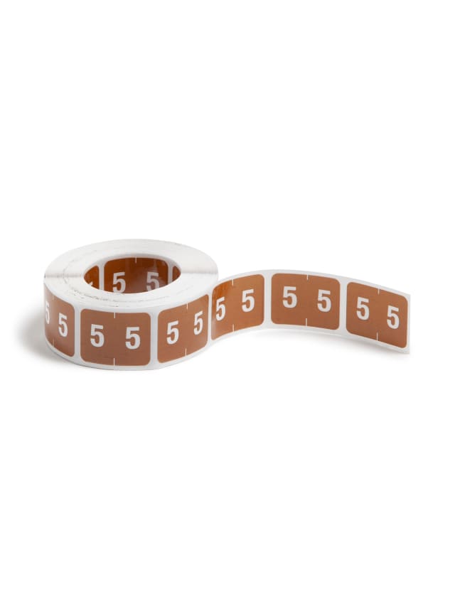DCCRN Color-Coded Numeric Labels - Rolls