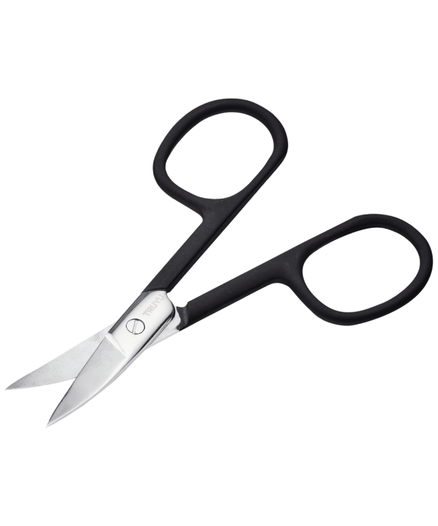 Curved Black Nail Scissors