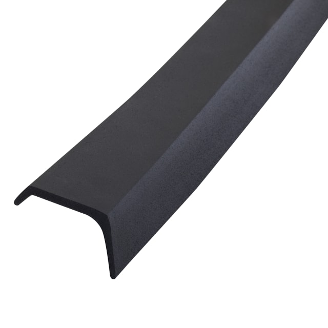 03723 - 9 ft. Black Rubber Garage Door Bottom Seal