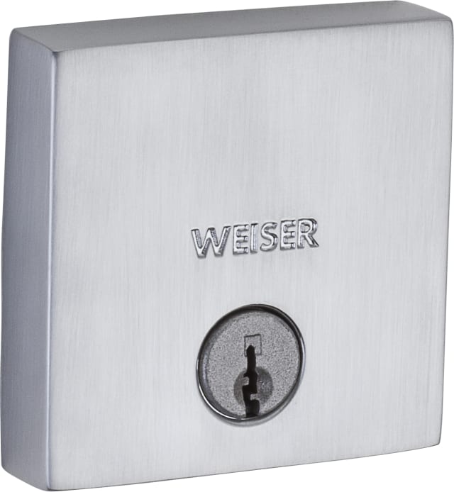 1471 Downtown Single Cylinder Deadbolt featuring SmartKey Security™ in Satin Chrome