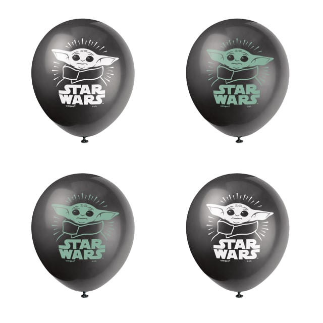 78335  Mandalorian The Child 12" Latex Balloons, 8ct
